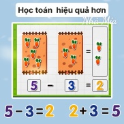 Bộ đồ chơi làm toán cho trẻ từ 2-6 tuổi bí kíp học toán nhanh cho bé yêu