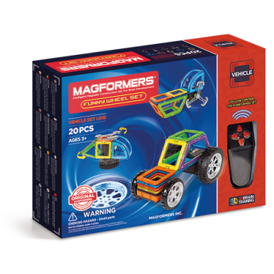 ของเล่น Magformers Funny Wheel Set 20p