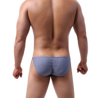 Intro 2023: clver-menmode Men g String briefs Underwear Hollow MINI panties LOW waist pouch. กางเกงชั้นในที่เป็นมิตร