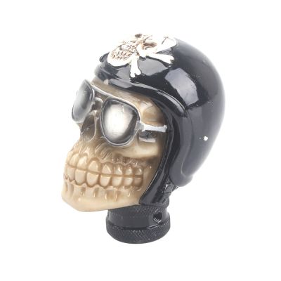 Skull Shape Head shift knob Car Accessories Decoration Car Manual Gear Stick Shifter Lever Knob gear shift knob