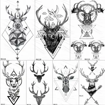 Latest Deer antlers Tattoos  Find Deer antlers Tattoos