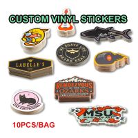 【CW】✜  10pcs Custom Vinyl Sticker Label Logo Laptop Cartoon Anime Stickers Book Car Decoration