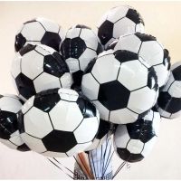 2/5/10pcs 18inch Soccer Foil Balloons Football Sport Theme Party Decoration Balls Boys Birthday Party Decoration Supplies Globos Balloons