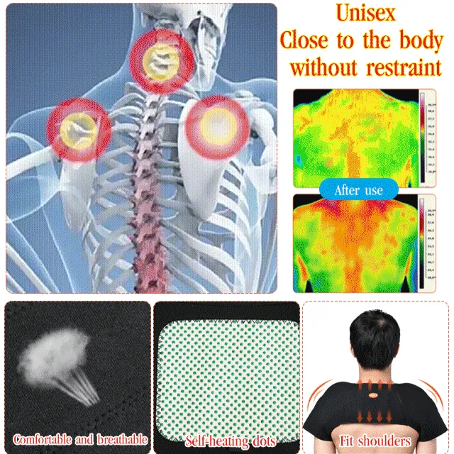 Heating Shoulder Pads Far Infrared Tourmaline Heating Shoulders Lazada PH