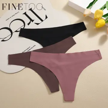 FINETOO Seamless Panties Women Rose Printing Underwear Fashion