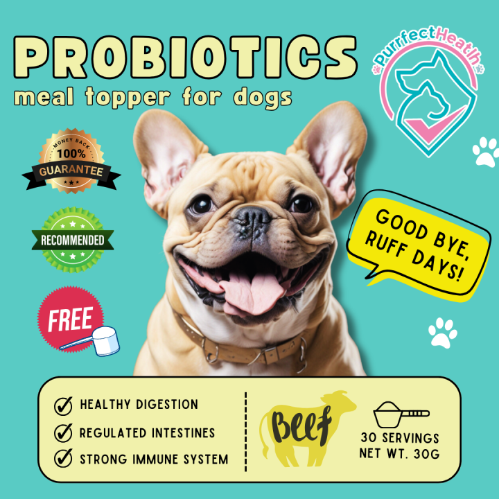 PHprobiotics for dog health, dog vitamins and supplements, removes