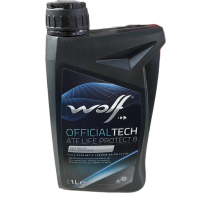 น้ำมันเกียร์ออโต้สังเคราะห์แท้ WOLF OFFICIALTECH ATF LIFE PROTECT 8 1 ลิตร