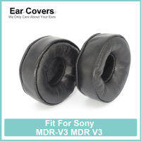 MDR-V3 MDR V3หูฟังสำหรับ หูฟังหนังแกะนุ่มสบาย Earcushions แผ่นโฟม