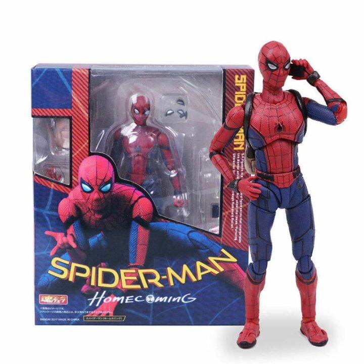 homecomingตุ๊กตาขยับแขนขาได้spider-man-collectible-pvcของขวัญของเล่นแบบจำลองใหม่