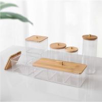 【HOT】 Accessories Organizer Jewelry Cotton Swab Holder Cover