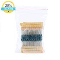 240pcs 1/4w 75K -1.8M Ohm Resistance 5 Metal Film Resistor Assortment Kit Set 24 Kinds Each 10pcs