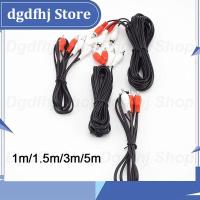 Dgdfhj Shop 2Rca Male To 2 Rca Male Cable Stereo Dual Audio Cable Av Cable For Dvd Tv Cd Sound Amplifier