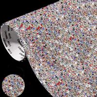 ‘；【。 Self-Adhesive Crystal Rhinestone Sheet Bling Bling Sticker DIY Glitter Paster DIY Craft Party Car Decoration Gifts Trim Applique