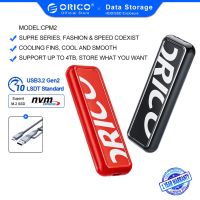 Orico เครื่องอ่านโซลิดสเตท M.2 NVME SSD พร้อม UASP USB 3.2 Gen 2 10Gbps รองรับ M.2 NVME 4TB 2280 2260 2242 2230 SSD(CPM2C3)