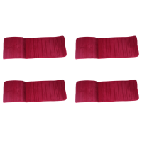 4 Pcs 120X40cm Absorbent Nonslip Memory Foam Kitchen Bedroom Door Floor Mat Rug Carpet Date-Red