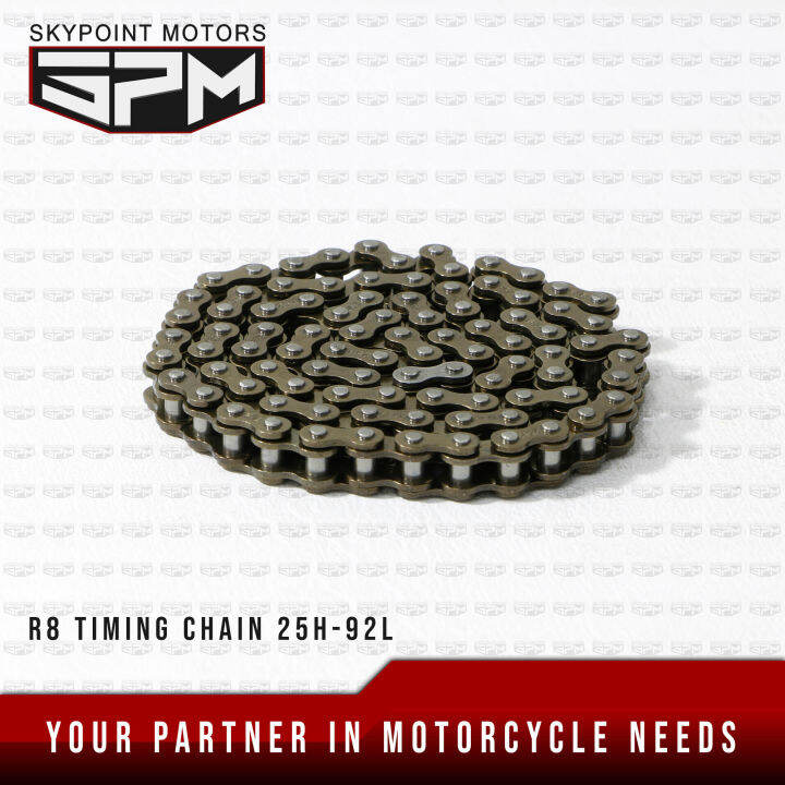 R8 MOTORCYCLE TIMING CHAIN 25H92L FOR WAVE 125 / SHOGUN 125 / XRM 125