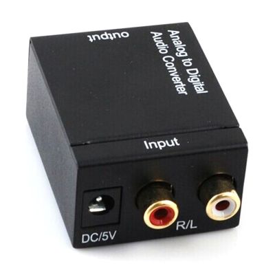 ## Optical Coaxial Toslink Digital to og Audio Converter Adapter RCA LR 3.5mm
