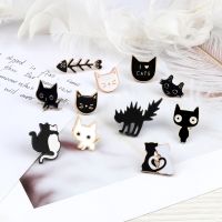 Cartoon Enamel Pins Badges Shirt Lapel Brooches Fried Haired Jewelry