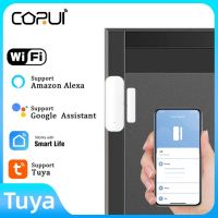 CORUI Tuya Wifi Door Magnetic Sensor Door Window Detector Smart Home Security Protection Alarms System Support Alexa Google Home