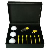 Golf Gift Box Set Golf Green Ball Fork Hat Clip Set Golf Holiday Gifts for Relatives and Friends