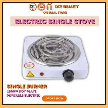 new Hot Plates Portable Electric Burner 100W Single Stove Mini Hotplate  Adjustable Temperature Cooker Coffee Tea