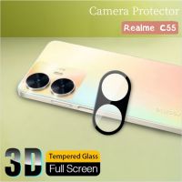 ตัวปกป้องกล้องถ่ายรูปสำหรับ Realme C55 NFC RealmeC55เลนส์ครอบคลุมเต็มรูปแบบกระจกนิรภัยสำหรับ Realme C55NFC C 55แก้วป้องกัน