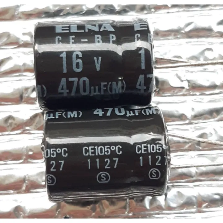 XIBIO 10pcs 10uF 16V Elna CE-BP 5x5mm 16V10uF Condensatore Audio