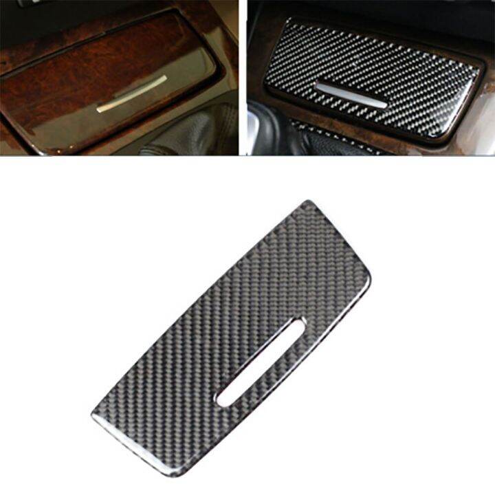 car-styling-carbon-fiber-cigarette-lighter-panel-trim-cover-for-bmw-3-series-e90-e92-e93-2005-2012