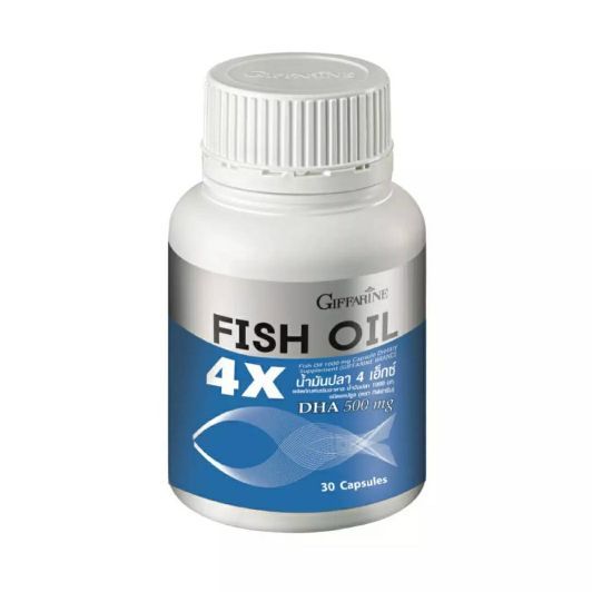 fish-oil-น้ำมันปลา-อาหารเสริม-เพื่อสุขภาพ-กิฟฟารีน-4x-มีdha-สูงถึง-500-mg-เม็ด