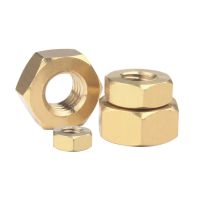 50Pcs M1.6 M2 M2.5 M3 M4 M5 M6 H62 Hexagonal Brass Hex Nuts Hexagon Nut