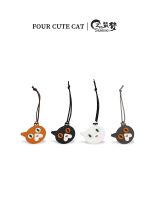 suitable for Longchamp Lunch box bag pendant finger cat head doll leather light luxury bag accessories