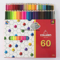 Colleen ดินสอสีไม้ คลอรีน 1 หัว 60 สี  รุ่น775 สีธรรมดา+นีออน(สะท้อนแสง)