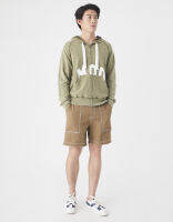 [MOO 1/20] KHAKI SHORTS กางเกงขาสั้น ผ้าฝ้าย เย็บกดสีขาว