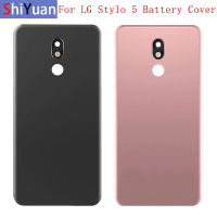 Cover Rear Door Panel Housing Case For LG Stylo 5 Q720 Battery Cover with Frame Replacement Part