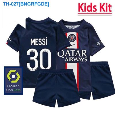 ☍ 2022 2023 Paris Kids kit Home Football Shirt High Quality EPL Patch