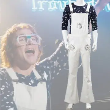 Adults Cosplay Bodysuit Rocketman Elton John Costume Baseball