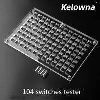 8X13 6*10 6X6สวิทช์ทดสอบฐานอะคริลิสำหรับวิศวกรรมแป้นพิมพ์สวิทช์ยึดสำหรับเชอร์รี่ Kailh Gateron Outemu ความหนา9.5มิลลิเมตร
