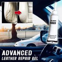 【LZ】❈❅  Home Advanced Leather Repair Gel With 7 Colors Option Pastes Brush Palette For Cars Leather Seat Leather Sofa Shoes 20ml