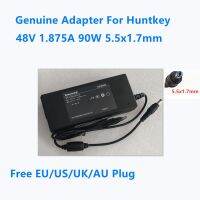 ของแท้48.0V 1.875A 90.0W 5.5X1.7Mm Huntkey อะแดปเตอร์ HKA09048019-027 AC สำหรับ Hikvision เครื่องชาร์จอุปกรณ์