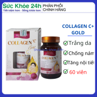 Viên uống trắng da Collagen C+ Gold- lọ 60 viên thumbnail