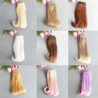 【HOT】∋✺✈ 1pcs 15cm 25cmx100cm Wigs BJD/SD doll hair High-temperature Wire Many colors Roll inward