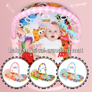 Baby Play Mat Crawling Carpet Play Mat Music Activity Mat Portable Play