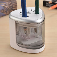 20212020 New Two-hole Electric Automatic pencil sharpener Switch Pencil Sharpener Home Office School Supplies stationery art