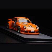 โมเดลรถ1:64รุ่น RWB 930อัลลอยด์รถหล่อขึ้นรูปแบบการแสดงผลสีส้ม