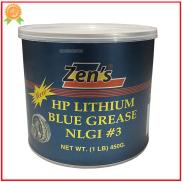 Mỡ bò chịu nhiệt bôi trơn đa năng Zen s HP Lithium Blue Grease 3 450g