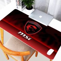 อุปกรณ์เสริมสำหรับโต๊ะคอมพิวเตอร์ Msi Gaming Mouse Pad 500 * 1000 Cool Keyboard Pad แผ่นรองเมาส์กันลื่น HD Soft 900x400