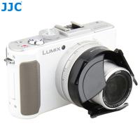 ฝาปิดเลนส์อัตโนมัติกล้อง JJC สำหรับ PANASONIC DMC-LX7 /Leica D-Lux6สีดำเงินป้องกันอัตโนมัติแบบกักเก็บเอง