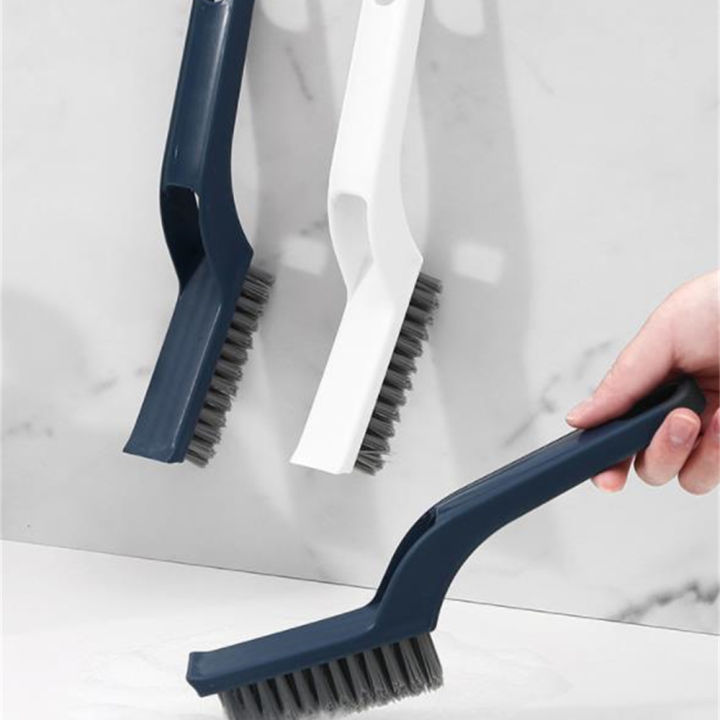 Bathroom Cleaning Brush, Brush, Two-in-one Small Clip Hair Window