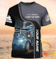 (ALL IN STOCK XZX)    3D Truckers Shirt Truck Driver Shirts Trucker 3D Hoodie Tshirt, Trucker polo 07   (FREE NAME PERSONALIZED)