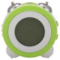 Digital Alarm Clock With Nightlight,2 Alarms,Optional Weekday Mode, Snooze Fuction,Super Loud For Kids and Heavy Sleepers（Green+White）